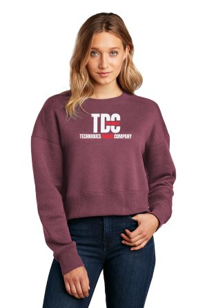 District® Women’s Perfect Weight® Fleece Cropped Crew