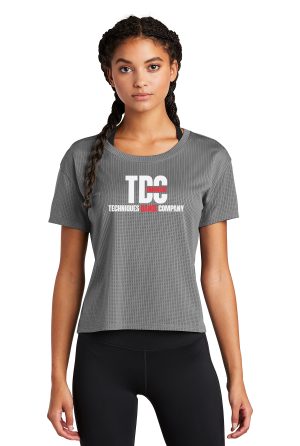 Sport-Tek ® Ladies PosiCharge® Draft Crop Tee